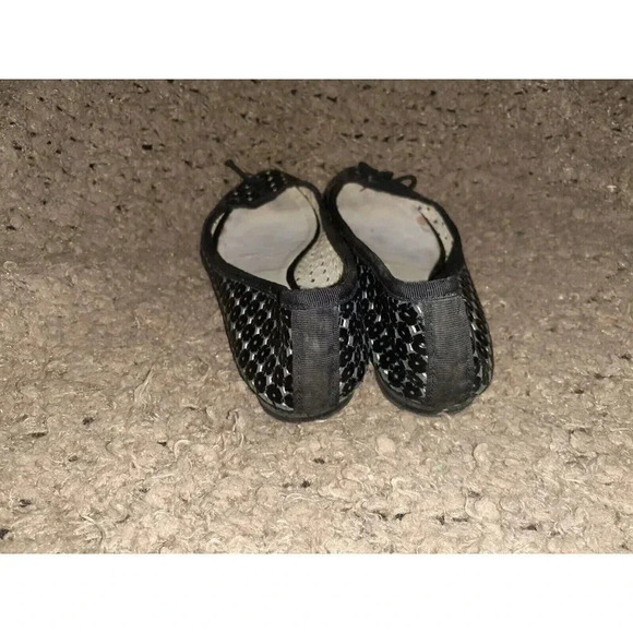 GERARD DAREL-Black Patent Leather Perforated Ballet Flats-Sz 39-Very Good - Picture 5 of 7